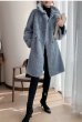 画像4: Women's  roll lamb hair coat fur Cala roll lamb hair  long paragraph fur coat　リアルシープスキンシャーリングカラロングロールコート　ジャケット　 (4)