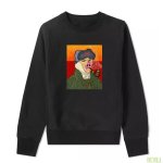画像3: men's  Van Gogh self-portrait Sweater funny long-sleeved round neck art joint literary shirtmen and women  hooded pullover ユニセッ クス男女兼用 ヴァン ゴッホ パロディープリントプルオーバー　スウェットトレーナー (3)