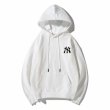 画像6: men's NY sweater men's tide hooded loose Swettユニセッ クス男女兼用 NYプリントプルオーバー　スウェットトレーナー (6)