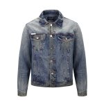 画像4:   Men's men and women wash short denim jacket 　男女兼用ユニセックスデニムジャケットGジャン (4)