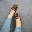 画像6: women's New leopard horse hair leather pointed  bow flat  shoes pumps shoes 本革ハラコフラットローファーパンプス　シングルシューズ (6)