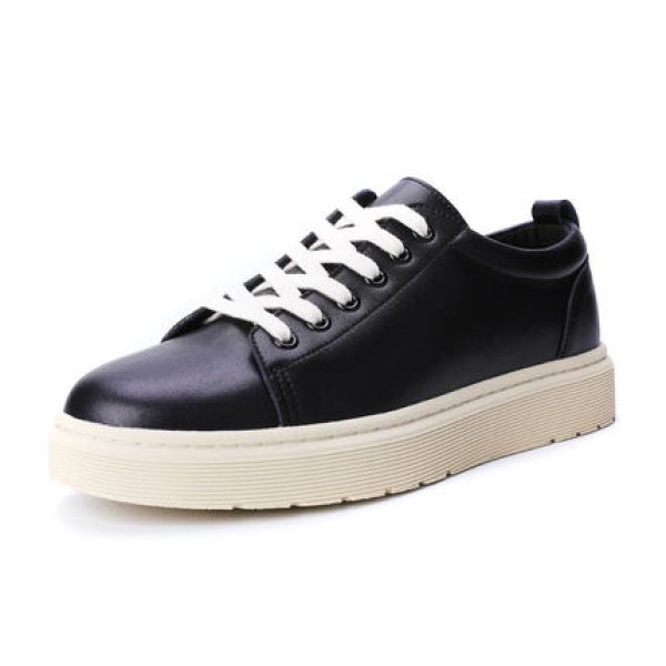 画像1:  Men's Leather lace-up sneakers Low cut and high cut shoes  レザーレースアップスニーカー ローカット＆ハイカットシューズカジュアル シューズ  (1)