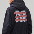 画像2: men's loose hoodie sweater Swett ユニセッ クス男女兼用 オーバーサイズパーカー プルオーバー　スウェットトレーナー (2)