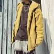 画像4:   Men's lamb wool coat jacket 　男女兼用ユニセックススマイル　ニコちゃんオーバーサイズコート　ジャケット (4)