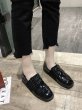 画像3: women's Lace-up flat loafers shoes　レースアップローファー パンプス (3)