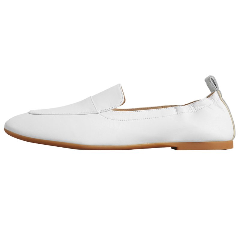 画像3: women's super soft Round head loafers single shoes ラム本革レザーフラットローファー スリッポン パンプス  (3)