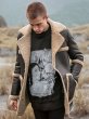画像4:   Men's Real sheepskin coat with bore リアルシープスキンボアがポイントコート (4)