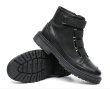 画像2: Men'shigh-topVelcro Martin boots 　メンズ ハイカットレザーベルクロブーツ　スニーカー (2)