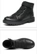 画像3: Men'shigh-topVelcro Martin boots 　メンズ ハイカットレザーベルクロブーツ　スニーカー (3)