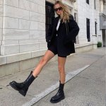 画像8:  women's Side Gore Chelsea Boots    サイドゴアレザーブーツ　マーティンブーツ (8)