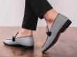 画像5: Men's Houndstooth Flat basic Slip-on shoes Sneakers  千鳥格子フラットスリッポン　スニーカー (5)