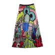 画像7: Women's comic cartoon Sesame Street printed pleated skirt　セサミストリート膝丈プリーツスカート (7)