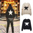 画像5: men's Oversize star print hoodie sweatshirts men and women ユニセックス男女兼用バックスタープリントフーディーパーカースウェットシャツ (5)