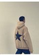 画像4: men's Oversize star print hoodie sweatshirts men and women ユニセックス男女兼用バックスタープリントフーディーパーカースウェットシャツ (4)