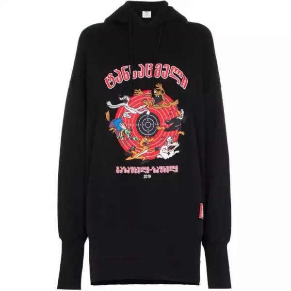 画像1: men's Oversize cartoon print  hoodie sweatshirts men and women ユニセックス男女兼用コミックプリントフーディーパーカースウェットシャツ (1)