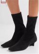 画像6:  women's  elastic socks boots Selectable heel stretch boots　選べるヒールストレッチブーツ ソックスブーツ　マーティンブーツ   (6)