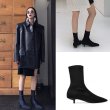 画像10:  women's  elastic socks boots Selectable heel stretch boots　選べるヒールストレッチブーツ ソックスブーツ　マーティンブーツ   (10)