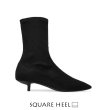 画像2:  women's  elastic socks boots Selectable heel stretch boots　選べるヒールストレッチブーツ ソックスブーツ　マーティンブーツ   (2)