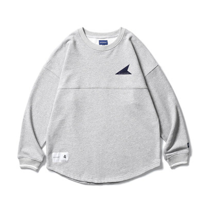 画像10: men's Oversize  loose round neck pullover sweatshirts men and women ユニセックス男女兼用ロゴプリントスウェットシャツ Tシャツ (10)