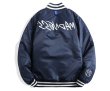 画像4:   Men's baseball uniform Blouson jumper jacket 　男女兼用ユニセックスベースボールスタジアムジャンバー　ブルゾン　ジャケット (4)