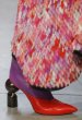 画像6:  women's leather high-heeled pointed sheepskin shaped with a pedal ankle boots キャットウォーク変形ヒールショートブーツシングルブーツアンクルブーティブーツ 　ショートブーツ   (6)