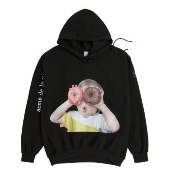 画像1: men's　baby boy＆Little girl Donut sweater hoodie sweatshirt  　ユニセッ クス男女兼用 ドーナツプリントスウェットフーディーパーカートレーナー　 (1)