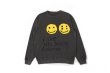 画像2: men's wash water smiley letter printing  sweater sweatshirt　ユニセッ クス男女兼用 ダブルスマイルスウェットトレーナー　プルオーバ (2)