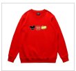 画像4: Women's Mickey Trainer Sweat Pullover sweater  ユニセックス男女兼用  ミッキースウェットトレーナー長袖セータープルオーバー　 (4)