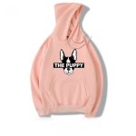 画像6: men's dog print hoodie trainer hoodie sweatshirt  　ユニセッ クス男女兼用 ドッグプリントスウェットフーディーパーカートレーナー　 (6)