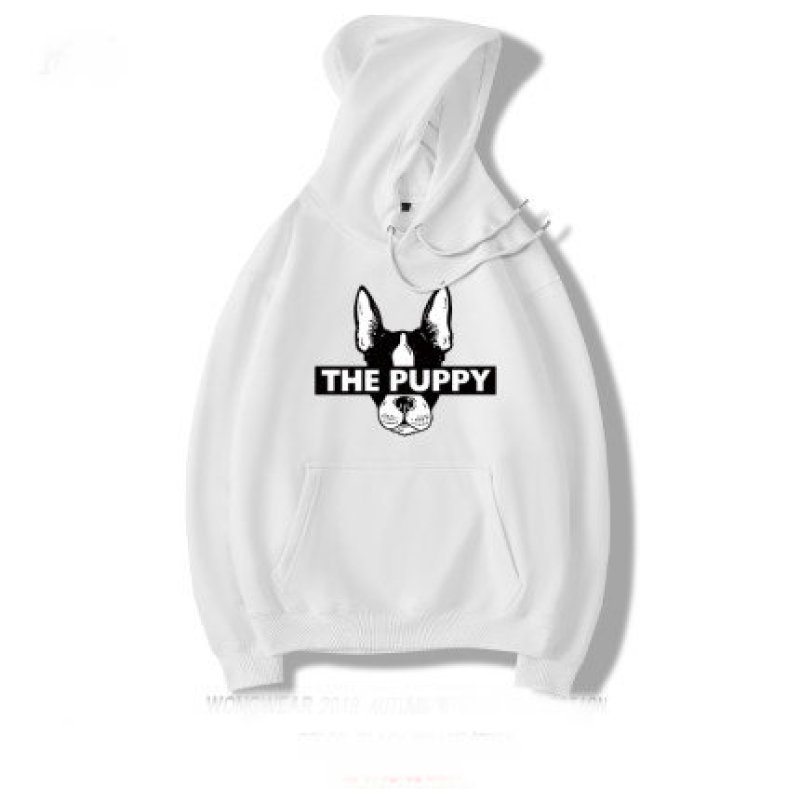 画像7: men's dog print hoodie trainer hoodie sweatshirt  　ユニセッ クス男女兼用 ドッグプリントスウェットフーディーパーカートレーナー　 (7)