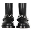 画像5:  women's  chain plus  motorcycle boots single boots Martin boots Short boots レザーチェーン付きブーツマーティンブーツ  バイカーブーツ (5)