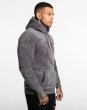 画像3: men's  fleece thick sweater hooded pullover  フリースフーディーパーカープルオーバトレーナー　 (3)