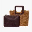 画像4: Woman’s  woolen tote bag shoulder bagモコモココウールトートバッグ ショルダーバック メッセンジャーバッグ　ハンドバック (4)