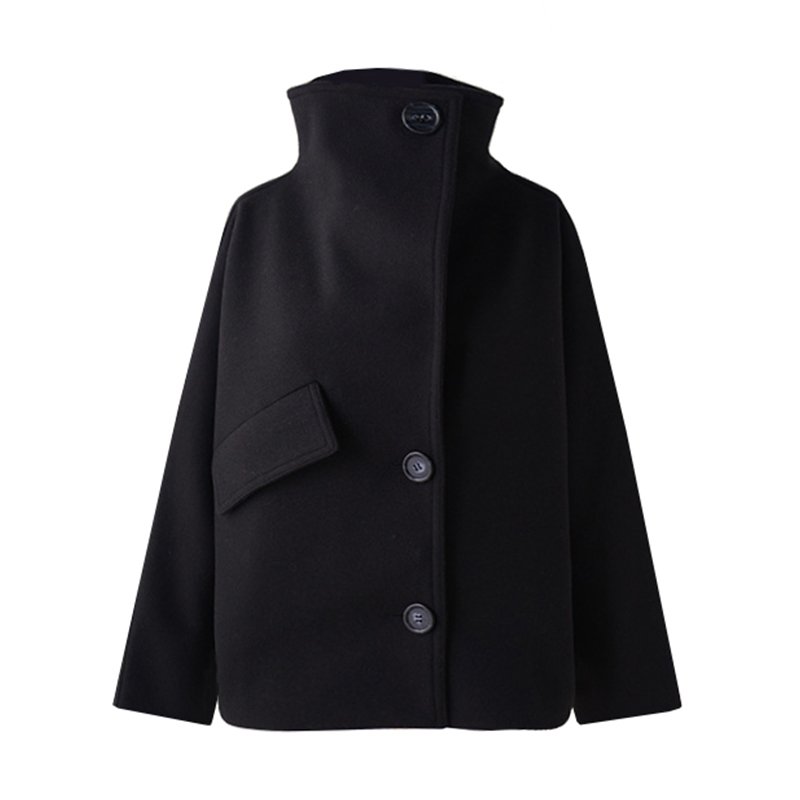 画像6: Women's  woolen short coat  Jacket ウールショートコート ジャケット ブルゾン　 (6)