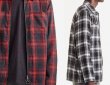 画像10: men'sZip-up check shirt blouson　ユニセッ クス男女兼用 ダブルジップアップチェックシャツ　ブルゾン (10)