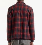 画像5: men'sZip-up check shirt blouson　ユニセッ クス男女兼用 ダブルジップアップチェックシャツ　ブルゾン (5)