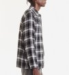 画像4: men'sZip-up check shirt blouson　ユニセッ クス男女兼用 ダブルジップアップチェックシャツ　ブルゾン (4)