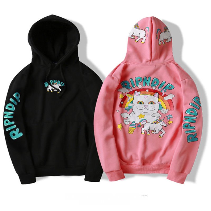 画像5: Unisex Men's  unicorn  sweater hooded pullover jacket Hoodie Parker sweatshirt  ユニセックス 男女兼用 ユニコーンスウェットフーディーパーカー トレーナー　 (5)