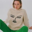 画像6: Women's  face line sweater pullover  ウールフェイスラインセーター  プルオーバー　 (6)