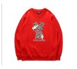 画像4: Unisex Men's Leopard print Mickey pullover sweatshirt  ユニセックス 男女兼用  レオパードミッキースウェット トレーナー　 (4)