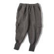 画像9:  Men's Sweat Hip Hop Loose Pants trousers pans　メンズスウェットヒップホップルーズパンツリラックスフィット カーゴパンツ　カジュアルパンツ  (9)