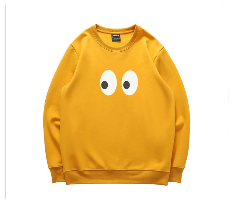 画像4: Unisex Men's Sweat trainer with eyeball pullover sweatshirt  ユニセックス 男女兼用  スウェット トレーナー　 (4)