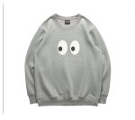 画像2: Unisex Men's Sweat trainer with eyeball pullover sweatshirt  ユニセックス 男女兼用  スウェット トレーナー　 (2)