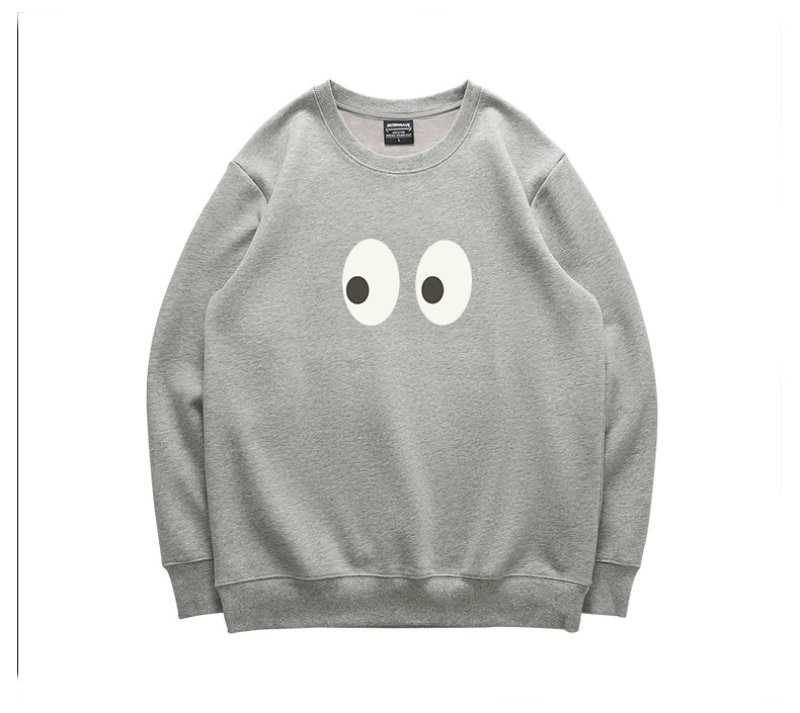 画像2: Unisex Men's Sweat trainer with eyeball pullover sweatshirt  ユニセックス 男女兼用  スウェット トレーナー　 (2)