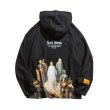 画像8: Unisex Men's Letter Prin tReligious painting Hooded Sweater Parkerユニセックス 男女兼用  ルネッサンスプリントスウェットパーカー トレーナー　 (8)