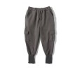 画像1:  Men's Sweat Hip Hop Loose Pants trousers pans　メンズスウェットヒップホップルーズパンツリラックスフィット カーゴパンツ　カジュアルパンツ  (1)