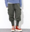 画像8:  Men's Sweat Hip Hop Loose Pants trousers pans　メンズスウェットヒップホップルーズパンツリラックスフィット カーゴパンツ　カジュアルパンツ  (8)