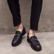 画像4: Men's Loafers with star studs, slip-ons business dress shoes loafers  スター星スタッズ付きローファー スリッポンシューズ　 (4)
