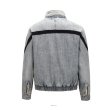 画像8: men's  washing denim men's loose denim jacketj blouson　ユニセッ クス男女兼用ライン入りウォッシュデニム デニムGジャン　ジャケットブルゾン (8)