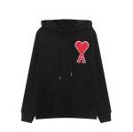 画像10: Unisex Men's simple plus fleece shirt embroidery big love classic hooded sweater  Parker　ユニセックス 男女兼用  ハートエンブレム付きスウェットフーディーパーカー トレーナー　 (10)